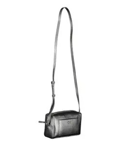 Черная сумка через плечо на молнии Calvin Klein, черный