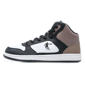 QIAODAN Нескользящие износостойкие высокие кроссовки для скейтбординга мужские белые черные коричневые