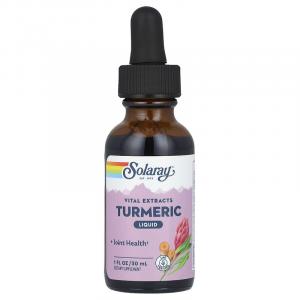 Solaray, Vital Extracts, жидкая куркума, 1000 мг, 30 мл (1 жидк. Унция)