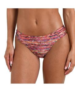 Женские блестящие рифленые боковые присборенные брюки-хипстеры Sunshine 79, Multi