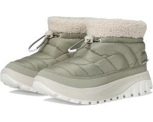 Женские ботинки дутики Columbia Snowtrot на кулиске, зеленый