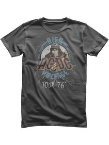 Футболка AC/DC High Voltage Tour 76' T-Shirt серого цвета AC/DC