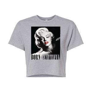 Укороченная футболка с рисунком Мэрилин Монро для юниоров «Born Beautiful» Licensed Character
