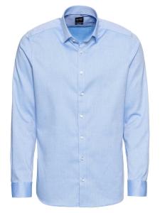 OLYMP Деловая рубашка приталенного кроя 'Level 5' в светло-голубом цвете