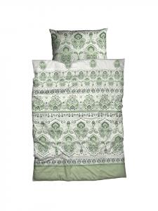 Постельное белье Meriane зеленого цвета Traumschlaf, 135 x 200 + 80 x 80 см