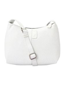 Сумка через плечо Hirsch, кожа, 25,5 см, белого цвета VLD VOi Leather Design