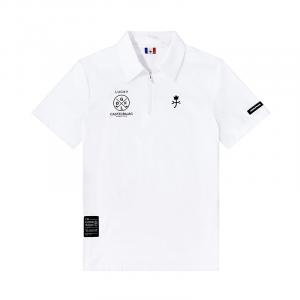 Футболка поло мужская белая CASTELBAJAC