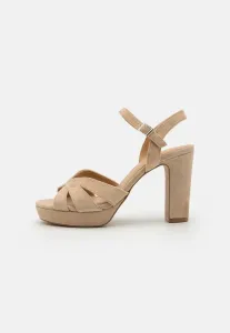 Сандалии на платформе Manfield, Beige