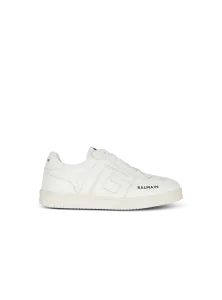 Кеды из гладкой кожи Balmain, белый