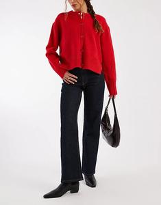 Джинсы прямого кроя ASOS DESIGN стретч, цвет: белый