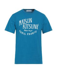 Футболка Maison Kitsuné, лазурный