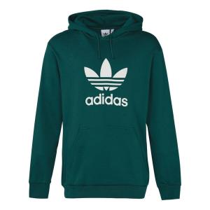 Толстовка adidas originals hooded Drawstring Pullover Green, зеленый