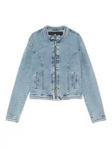 Джинсовая куртка на молнии Patrizia Pepe, синий