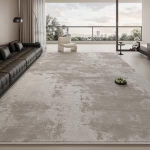 Ковер Budis Light Luxury, утолщенный петлевой ворс, 140х200 см, Обрести покой/серо-коричневый