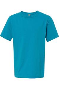 Футболка из хлопка Next Level Youth, бирюзовый