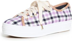 Женские кроссовки Keds Triple Kick, кремовый/фиолетовый