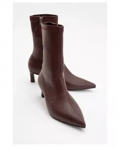 Ботильоны Lewin с острым носком и шпилькой Prologue Shoes, красный