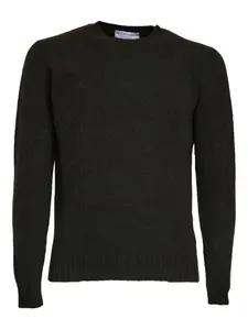 Кашемировый свитер с круглым вырезом Filippo De Laurentiis, зеленый