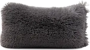 Подушка GÖZZE CRAZY, антрацит BL, 45x45 см, серая декоративная подушка Gözze