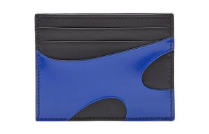 Ferragamo Кошелек для карт Smooth Cow Leather мужской Black/Blue