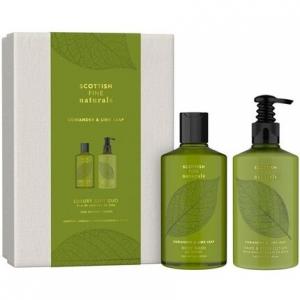 Шотландское изысканное мыло с кориандром и листьями лайма, полноразмерное подарочное, 300 мл Scottish Fine Soaps