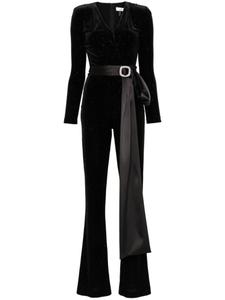 Комбинезон со стразами NISSA, черный