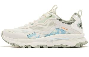 Мужские кроссовки Lifestyle с низким верхом бежевого/зеленого цвета Qiaodan