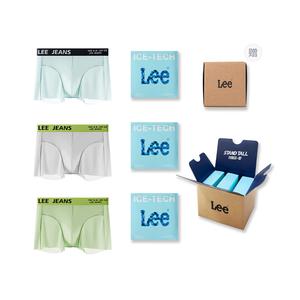 Мужские трусы боксеры упаковка 3 штуки Lee, зеленый