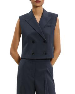 Пиджак с двойной застежкой Peak Theory, синий