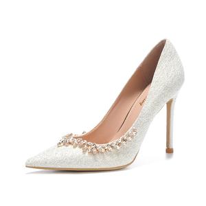 RoseDoris Туфли на тонком каблуке, женские, белые