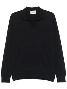 D4.0 топ тонкой вязки, синий