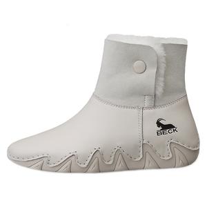 Зимние ботинки женские белые BECK, экрю