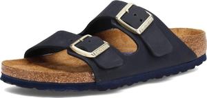 Сандалии Birkenstock Arizona с мягкой стелькой из нубука, Midnight
