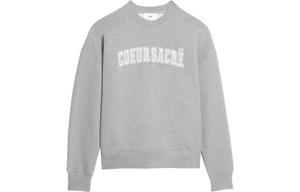 Парижский принтованный свитшот AMIPARIS, светло-серый