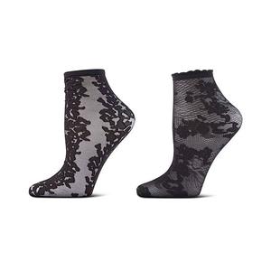 Natori scarlet & animal sheer короткие носки Memoi