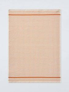 Хлопковый чайный полотенце John Lewis Check Terry John Lewis ANYDAY, Auburn