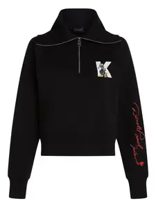 Толстовка из коллаборации с Disney KARL LAGERFELD, черный