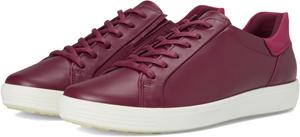Кроссовки ECCO Soft 7 Easy Slip Sneaker, цвет Dark Ruby/Red Plum Nubuck
