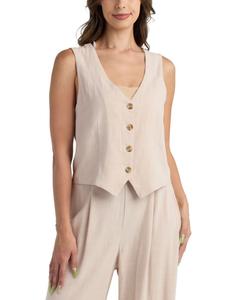 Свободный топ без рукавов для подростков из курортного сезона BCX, Sand