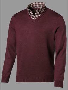 Свитер Sieh an!, бордовый