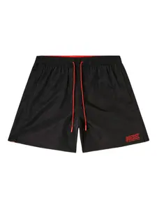 Плавки с завязками и логотипом Diesel, черный