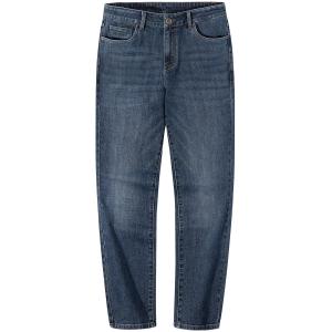 Винтажные джинсы с цветными блоками и контрастными швами, прямые свободные, тянущиеся, стираемые, мужские CAMEL, сине-серые