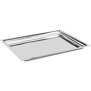 Поднос NAGANO из пищевой нержавеющей стали, идеален для подачи и сервировки Fink, серебристый