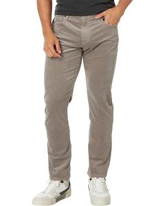 Брюки Paige Ederal Slim Straight Fit Stretch Corduroy Pants, цвет Silver Pearl
