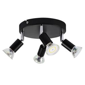 Потолочный светильник ZMH черный, 15/15/8 см