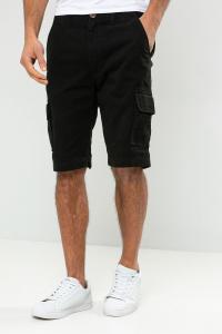 Хлопковые шорты карго Threadbare, черный