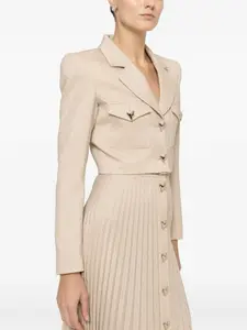 Укороченный пиджак, украшенный стразами Nissa, нейтральный