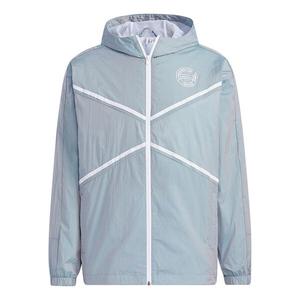 Куртка adidas neo M Hype Wb Q2 Casual Sports Hooded Jacket Blue, синий