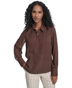 Женский плиссированный комбинезон Clip Dot Tommy Hilfiger, Chicory