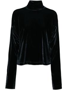 ALAINPAUL топ с высоким воротником, черный